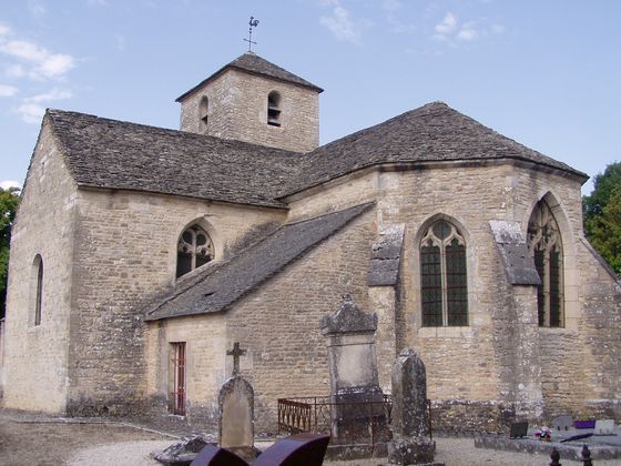 Église St-Marcel auf dem Mont Lassois Bild