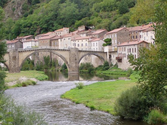 Allierbrücke in Lavoûte-Chilhac Bild